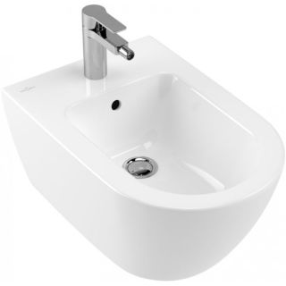 Биде Villeroy Boch Subway 2.0 подвесное  CeramicPlus 540000R1 Альпийский белый